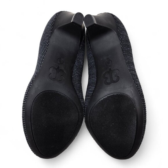 Betabrand Late to the Gate Knit Pumps Women Black Grey Memory Foam Insole Cozy 8 - Picture 8 of 8